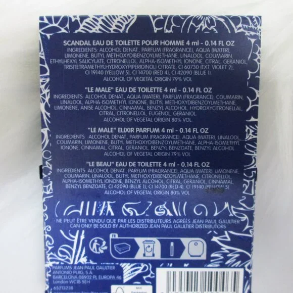 Jean Paul Gaultier 4 Piece Discovery set NEW in box - Picture 2 of 2